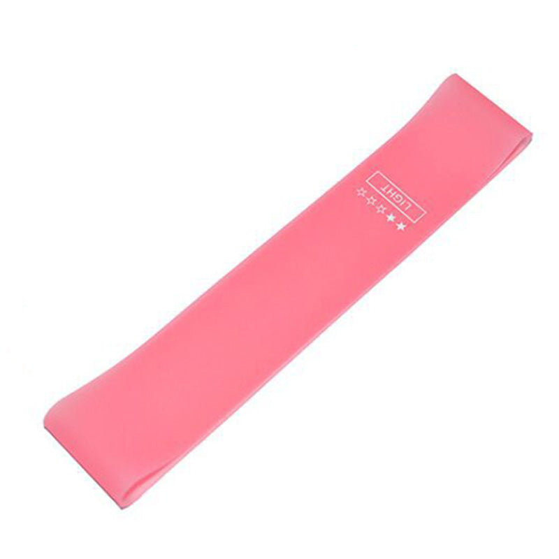 Premium Yoga Resistance Bands Set – Elastic Fitness Bands for Home Workout, Strength Training, Pilates, Bodybuilding & Injury Recovery – 5 Resistance Levels (Light Pink to Purple)
