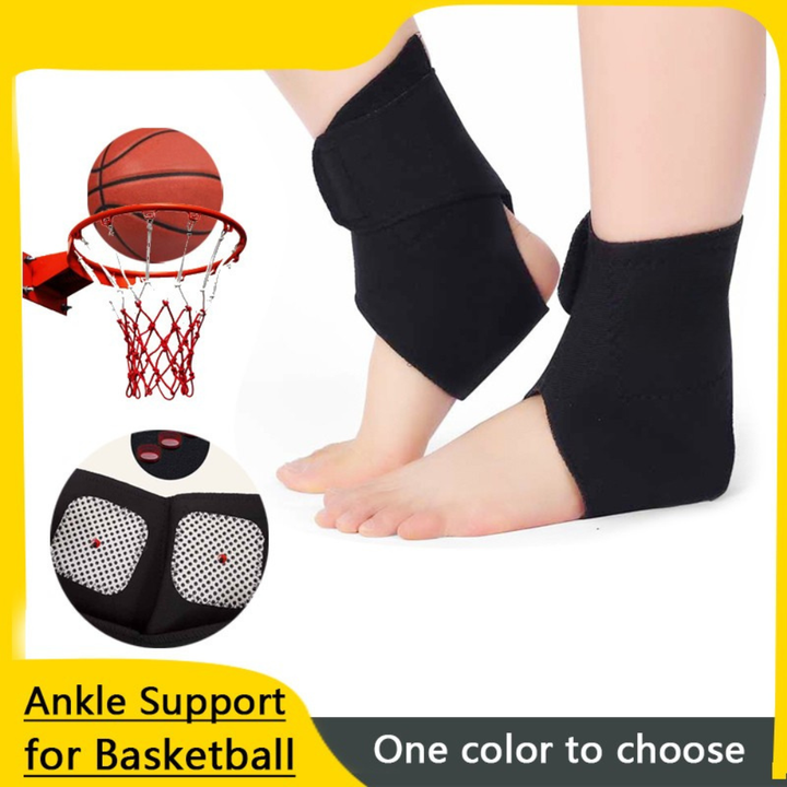 Premium Magnetic Therapy Ankle Brace with Tourmaline, Self-Heating Far Infrared Support, Adjustable Compression, Foot Massager for Pain Relief, Foot Health Care (1 Pair)