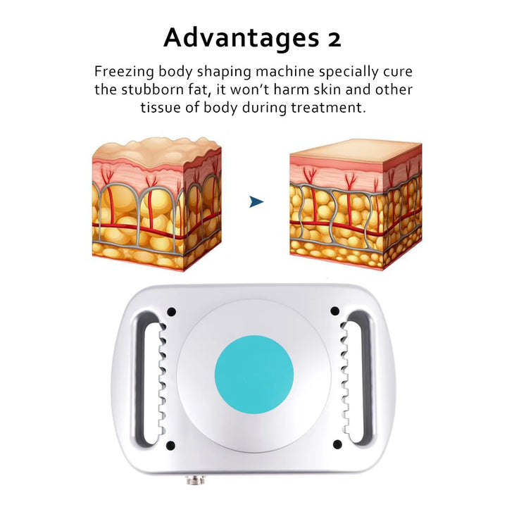 Professional Cryolipolysis Cold Therapy Device – Portable Body Sculpting and Cooling Massager for Home Use