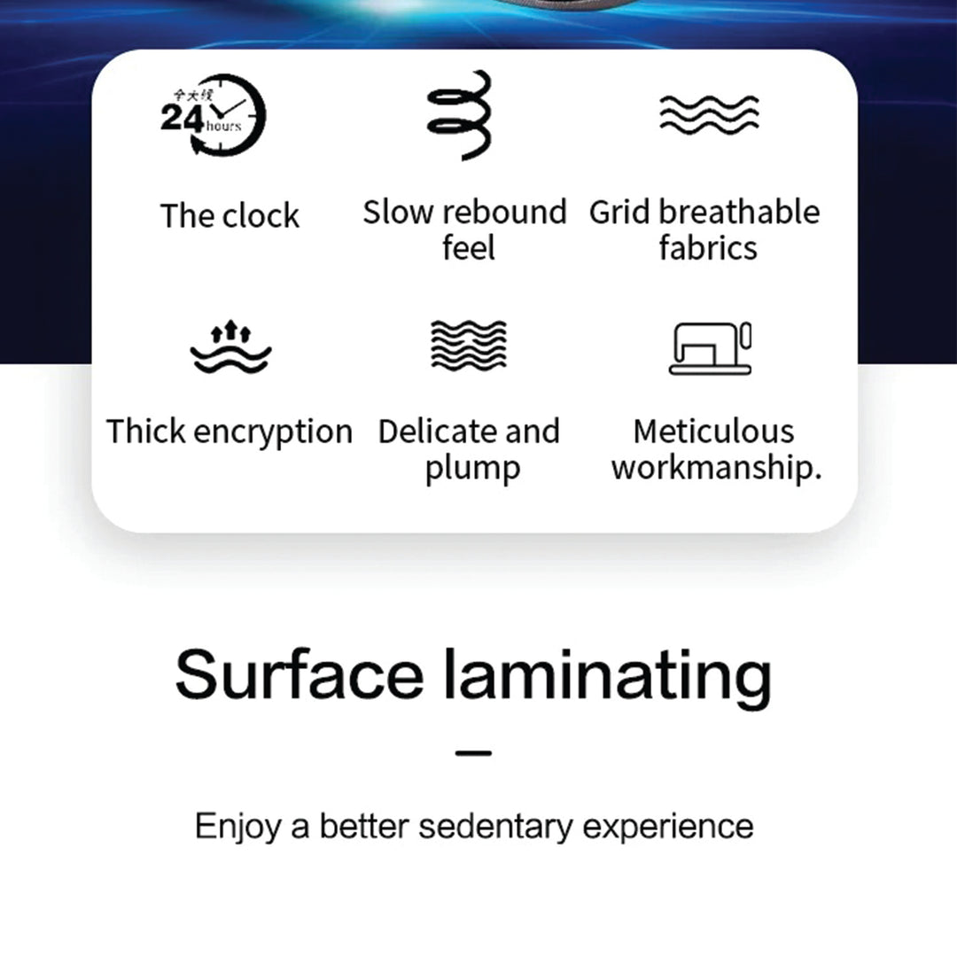 Premium Non-Slip Orthopedic Memory Foam Cushion – Tailbone and Sciatica Pain Relief Seat Cushion for Prostate Comfort, Back Support, and Chair or Car Use - StrengthXPhysiotherapy