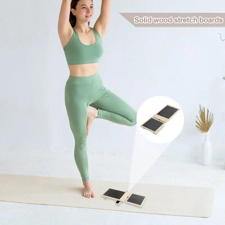 Premium Ankle Balance Board – Foot Strengthener for Pilates & Stability Training, Relieves Plantar Fasciitis, Improves Balance & Posture, Wood Design for Ankle Sprain Rehab, 30cm x 10.8cm - StrengthXPhysiotherapy