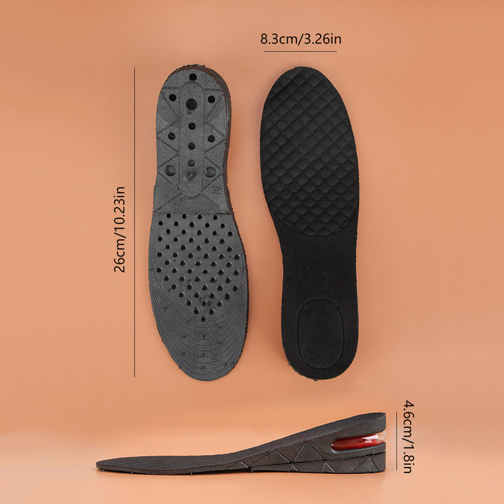 Premium Height Increase Insoles - Air Cushion Elevator Inserts for Men & Women, Adjustable 3-9cm Lift Kits for Comfort and 