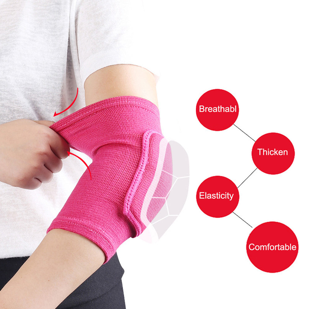 Premium Elastic Elbow Brace for Sports, Compression Arm Sleeve, Breathable Elbow Pads for Safety and Support, Adjustable