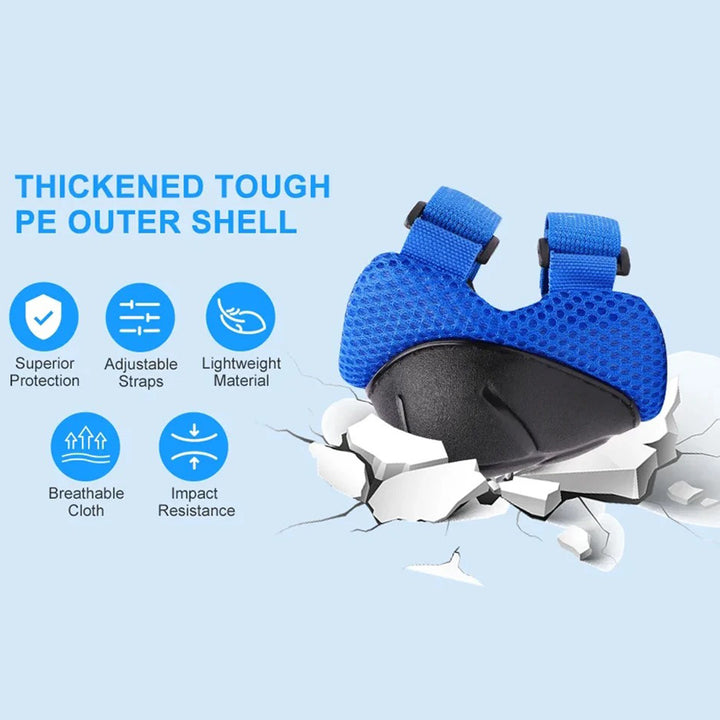 Premium Kids Knee Pads, Elbow Pads & Wrist Guards Safety Set for Ages 3-7, Adjustable Protective Gear for Boys & Girls, Perfect for Skating, Cycling, Skateboard – 6 Pieces - StrengthXPhysiotherapy