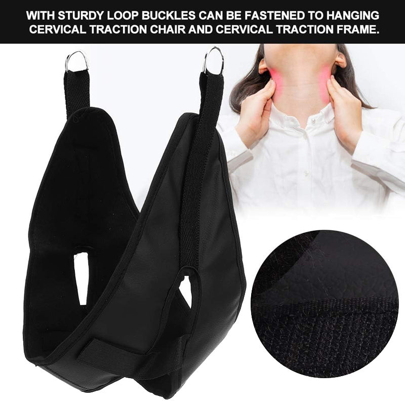 High-Quality Cervical Neck Traction Device for Home Use, Over-Door Neck Stretcher Hammock, Pain Relief & Spine Correction  