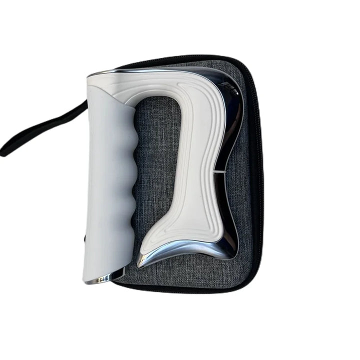 Premium Electric Fascia Massager with NMES Muscle Stimulation, Gua Sha Scraping Tool for Lymphatic Drainage & Pain Relief, 