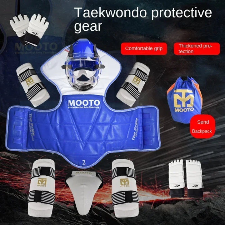 Premium 8pcs Taekwondo Protective Gear Set – Full Body Protection for Combat & Competition, Thickened Training Equipment with