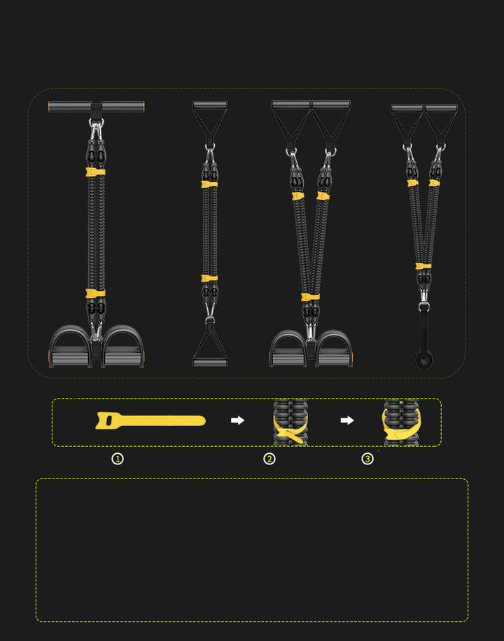 Premium Pedal Tensioner – Multi-Functional Fitness Resistance Device for Men, Abdominal, Back & Muscle Training, Adjustable 
